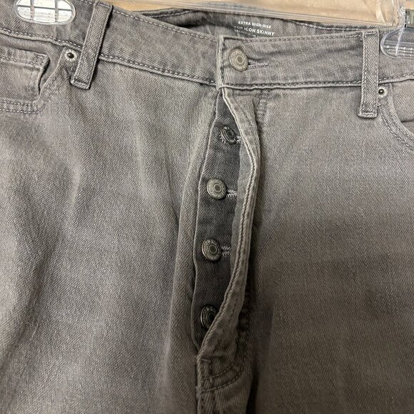 Old Navy Extra High Rise Pop Icon Skinny Secret Slim Pockets - Picture 5 of 11